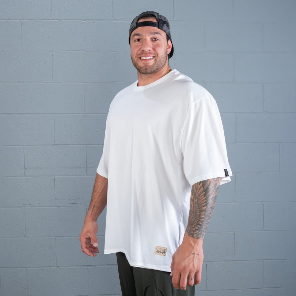 GASP Vintage Iron Tee White