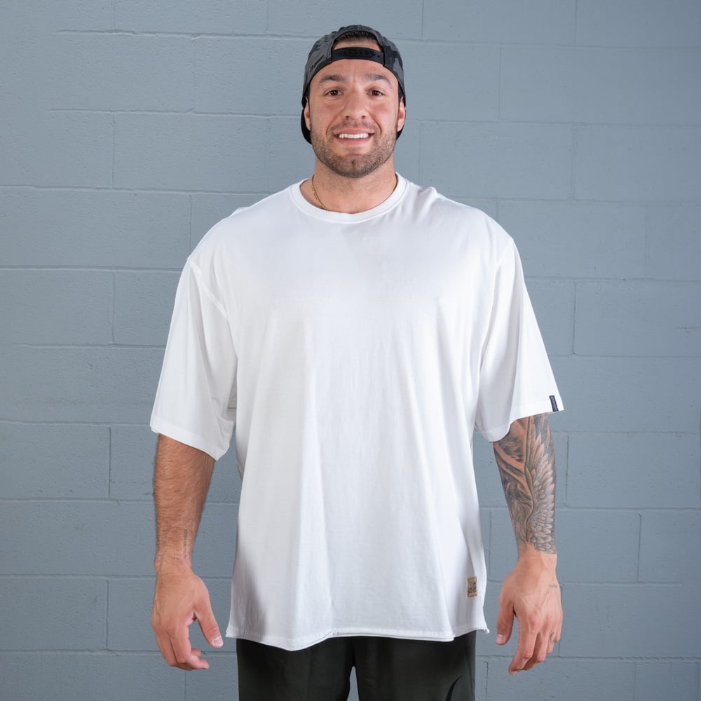 GASP Vintage Iron Tee White