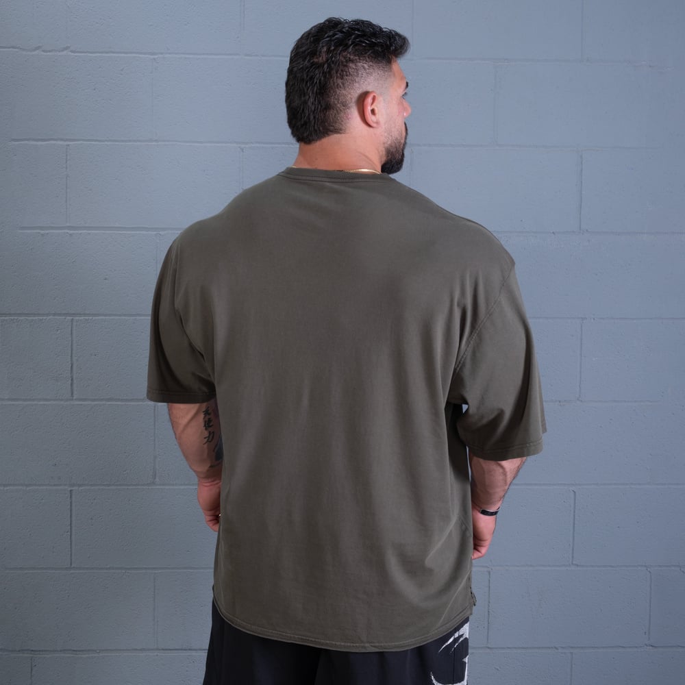 GASP Vintage Iron Tee Washed Deep Forest