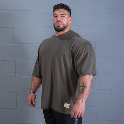 GASP Vintage Iron Tee Washed Deep Forest