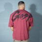 GASP Washed Iron Tee Washed Maroon