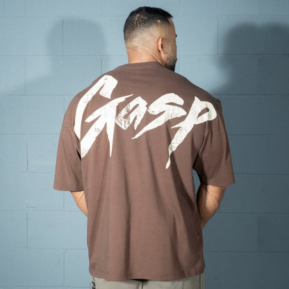GASP Washed Iron Tee Washed Timber