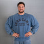 GASP Iron Camp Crewneck Washed blue