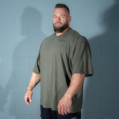 GASP Rep Iron Tee Washed Deep Forest