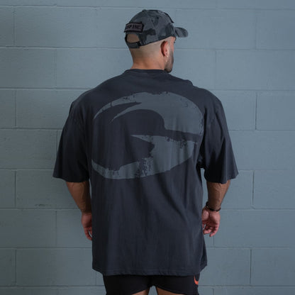 GASP Rep Iron Tee Washed Black