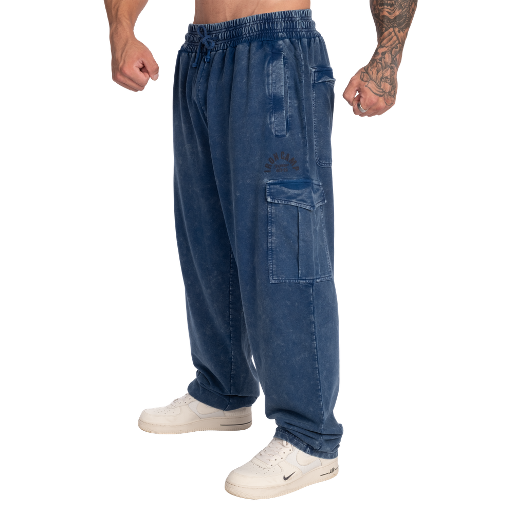 GASP Iron Camp Baggy Pants V2 Washed Blue V2