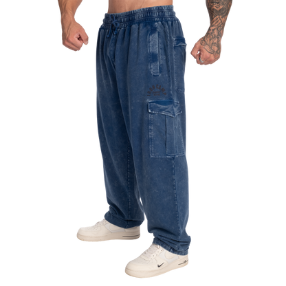 GASP Iron Camp Baggy Pants V2 Washed Blue V2