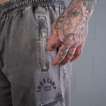 GASP Iron Camp Baggy Pants V2 Washed Black V2