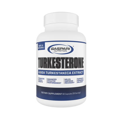 Turkesterone 60 Capsules Supplement with Ajuga Turkestanica Extract - Gaspari Nutrition