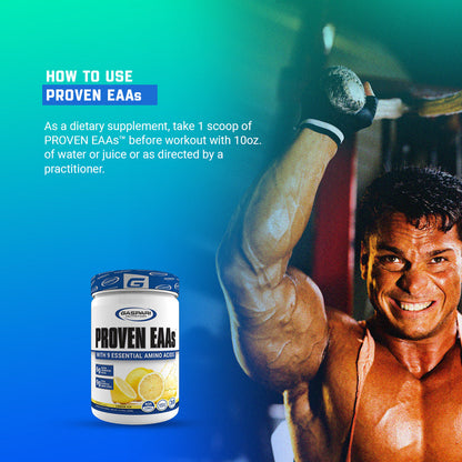 Proven EAAs  WITH 9 ESSENTIAL AMINO ACIDS