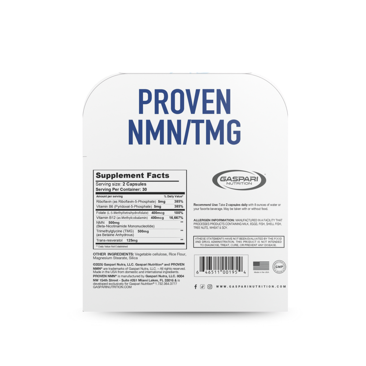 Proven NMN+TMG