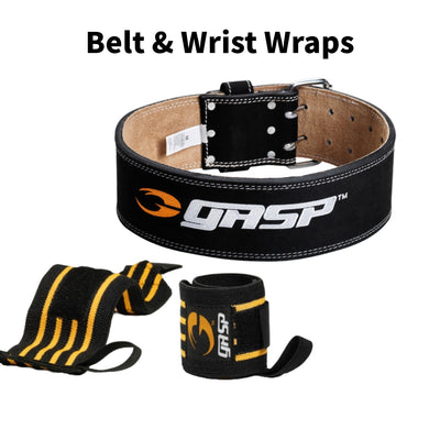 Gasp Training Stack - Hardcore Wrist Wraps / Training Belt