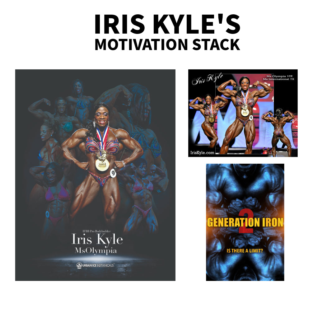 IRIS KYLE's Motivation Stack - Poster / Photo / DVD