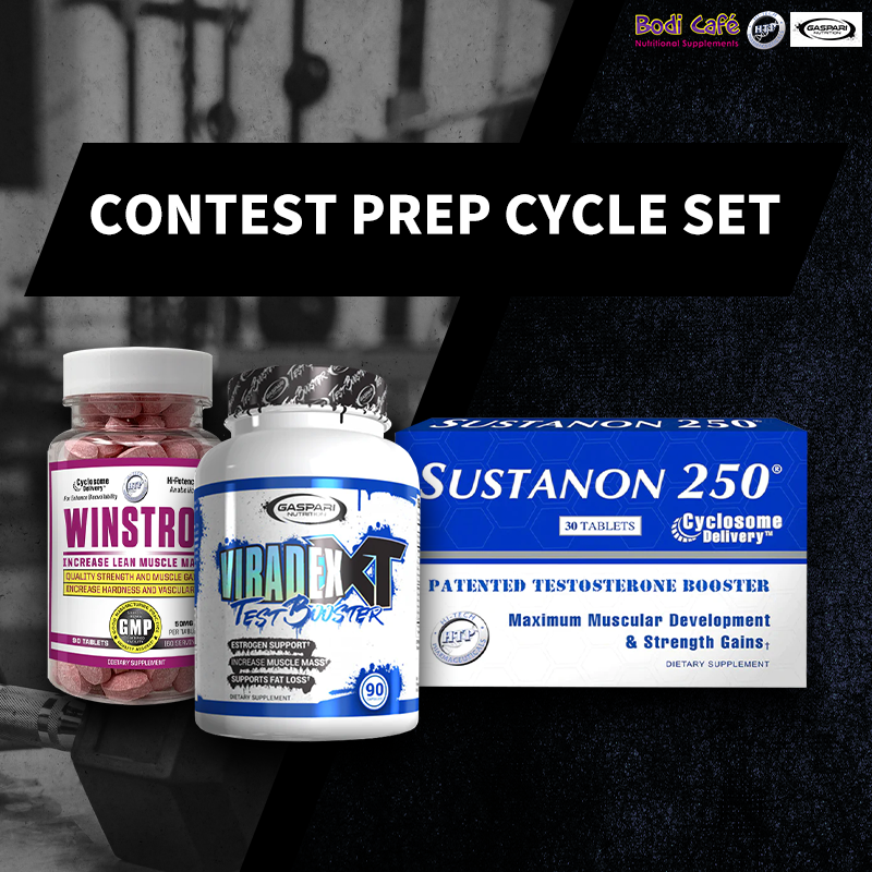 CONTEST PREP CYCLE STACK - SUATANON250 / VIRADEX XT / WINSTROL – Bodi Cafe
