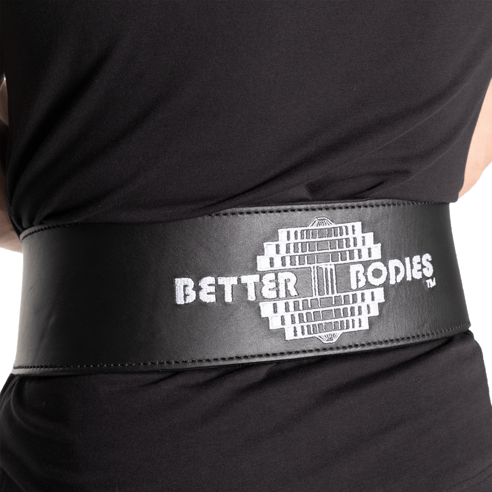 BETTER BODIES トレーニングベルト なめし革 Mサイズ 黒 GASP 【公式通販】