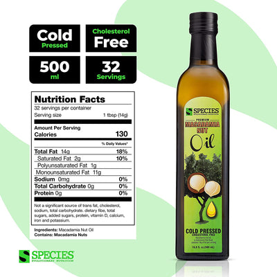 Macadamia Nut Oil Healthy Great Tasting Oil マカダミアナッツオイル 必須脂肪酸