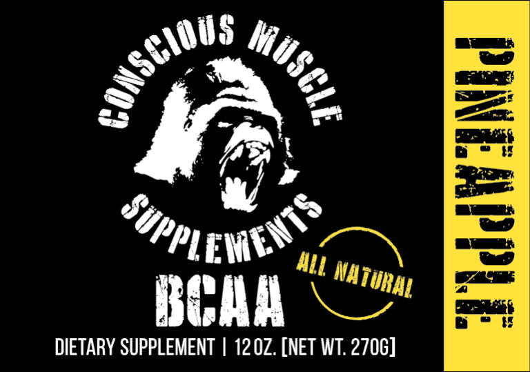 Conscious Muscle Supplements BCAA – Pineapple コンシャスマッスルBCAA（ベジタリアンBCAA)
